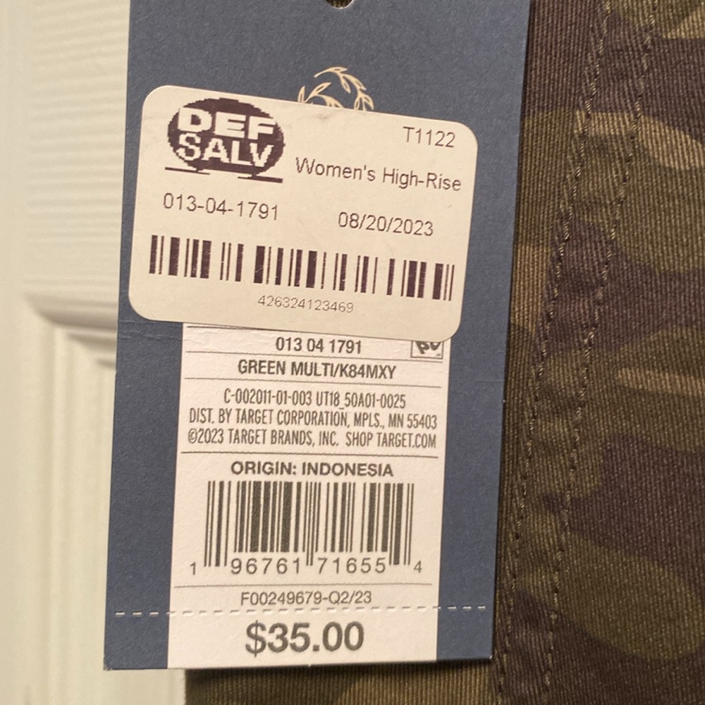 Brand New Universal Thread Camo Pants…size 10 - Picture 6 of 6